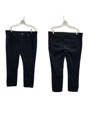 JCP JCPenny Corduroy Navy Blue Jeans Pants Size 32/14